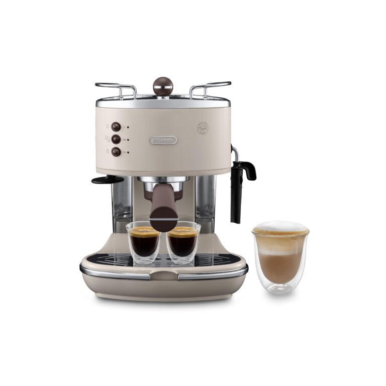 De'Longhi Icona Vintage ECOV 311.BG Macchina da Caffè Espresso Manuale e Cappuccino, Caffè in Polvere o in Cialde E.S.E., ...