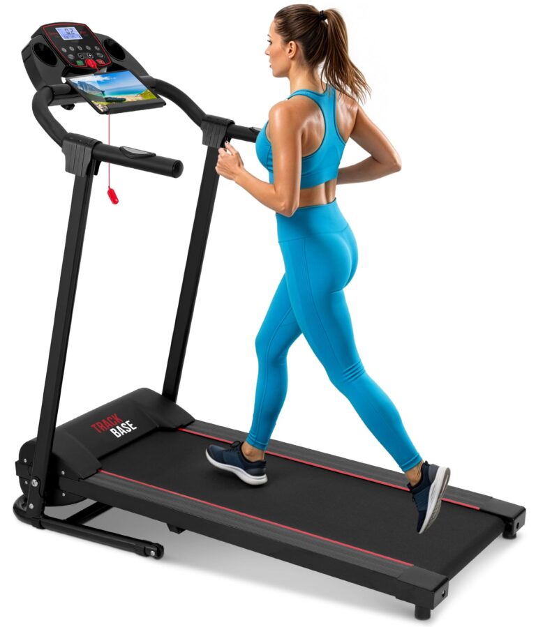SereneLife Tapis Roulant Salvaspazio per Casa, Walking Pad Compatto con Display Digitale, Tapis Roulant per Camminata e Co...