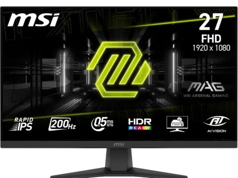 MSI MAG 272F Monitor Gaming 27″ FHD 200 Hz con AI Vision