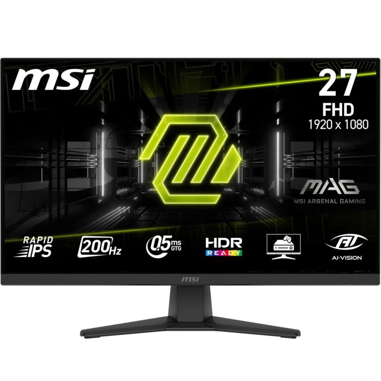 MSI MAG 272F Monitor Gaming 27" FHD 200 Hz con AI Vision
