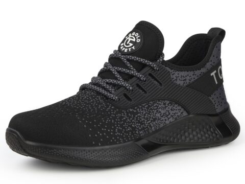 TQGOLD Scarpe Antinfortunistiche Unisex con Punta in Acciaio Leggere