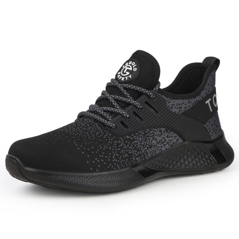 TQGOLD Scarpe Antinfortunistiche Unisex con Punta in Acciaio Leggere