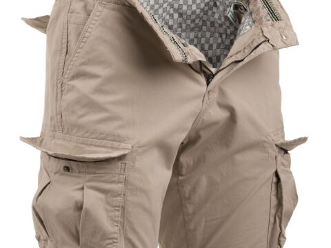 Instinct Bermuda Cargo Uomo Slim Fit Multi-Tasche in Cotone