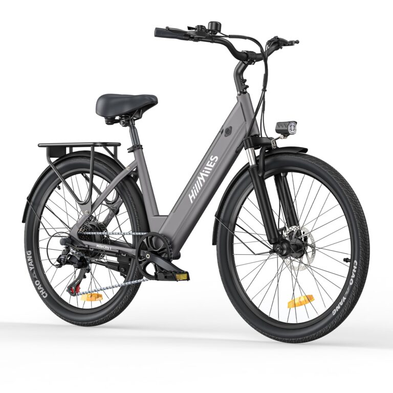 HillMiles Bici Elettrica Per Adulti Da 26", 7 Velocità Bicicletta Elettrica da 36V 13Ah Batteria ...