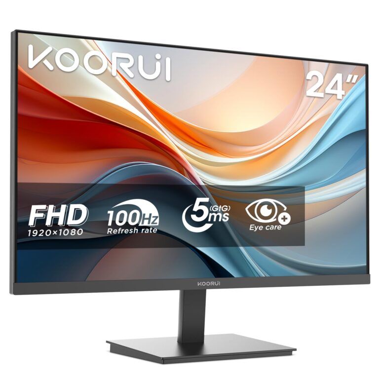 KOORUI E2412F Monitor 24" Full HD VA 100Hz con HDMI e VGA