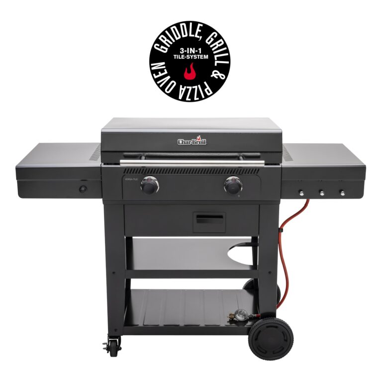 Char-Broil Versa-Tile Griddle - 30 mbar Barbecue a Gas per Arrostire, Grigliare e Cuocere al Forno