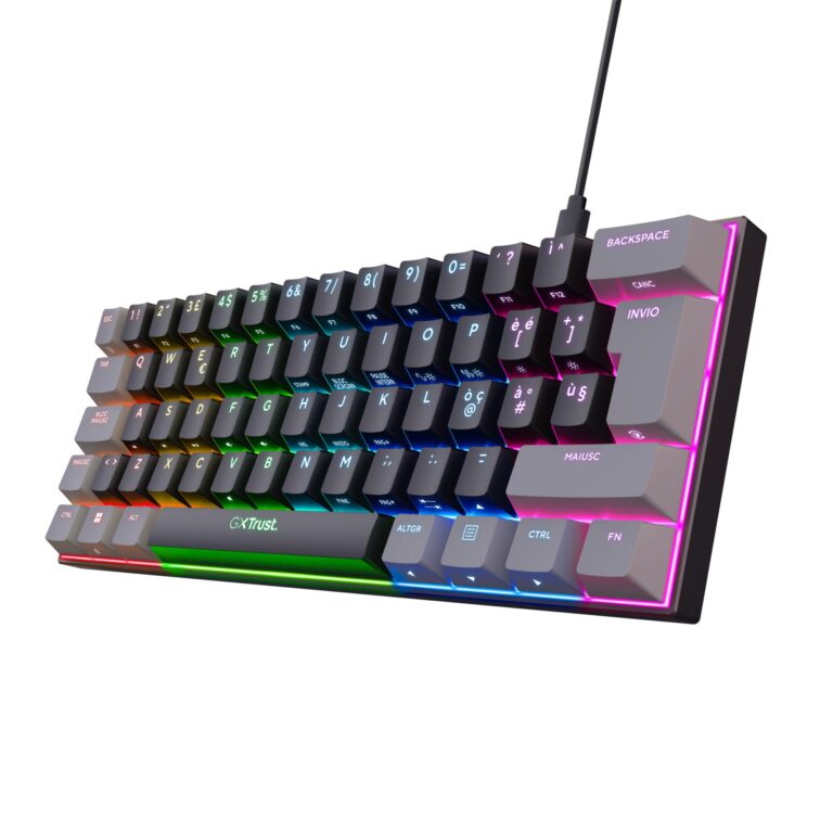 Trust GXT 867 Acira tastiera meccanica 60% RGB layout italiano