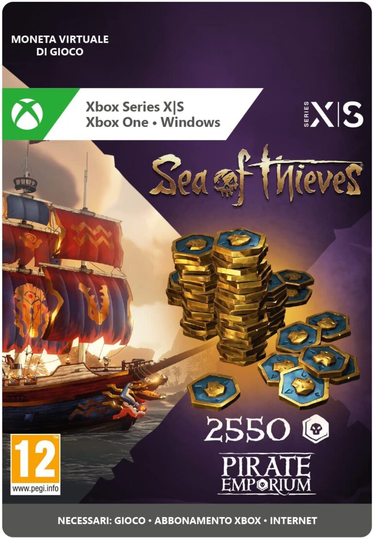 Sea of Thieves Captain's Ancient Coin Pack 2550 Coins
