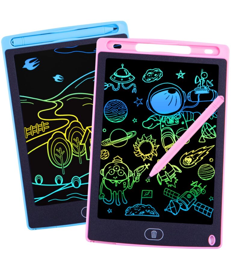 2 Tavolette LCD 8,5 Pollici Colorate per Bambini – Pacco Doppio