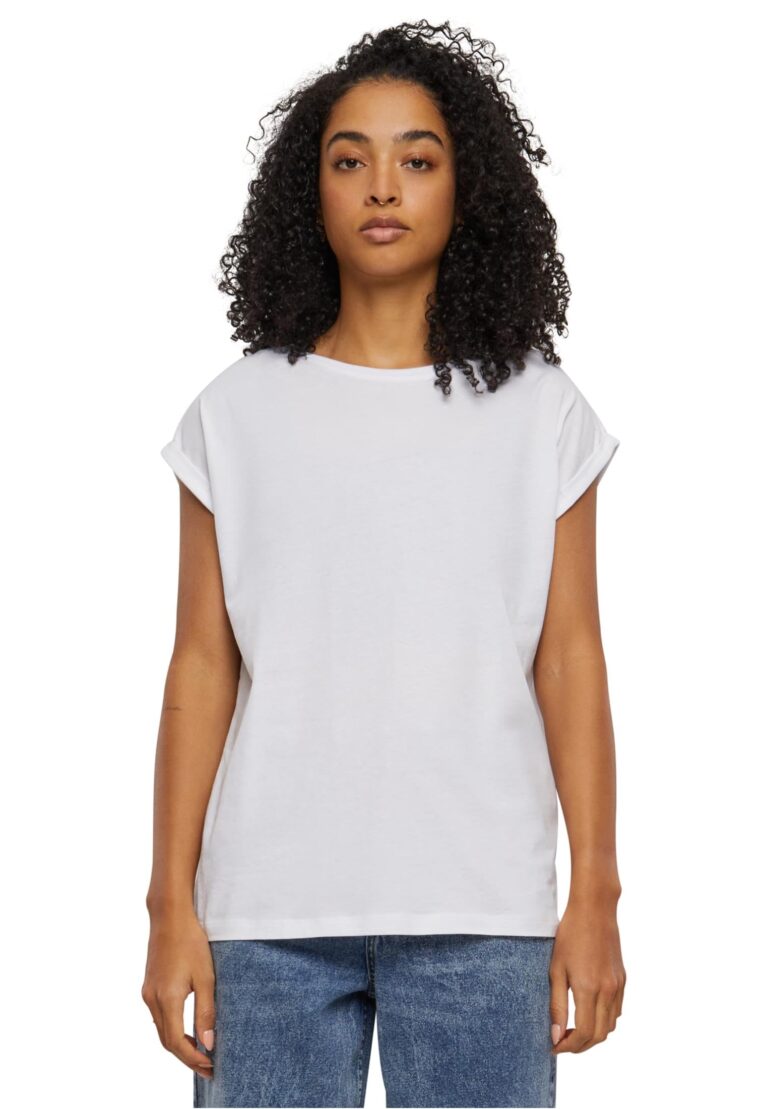 Urban Classics T-shirt donna spalle ampie in modal