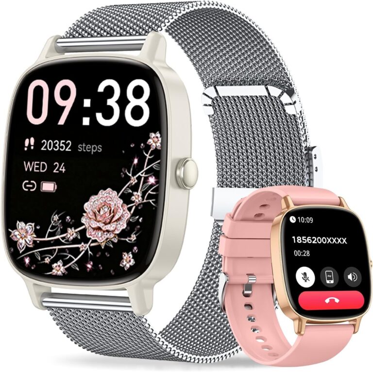 coioc Smartwatch Donna con Chiamate e Display 1.85" HD