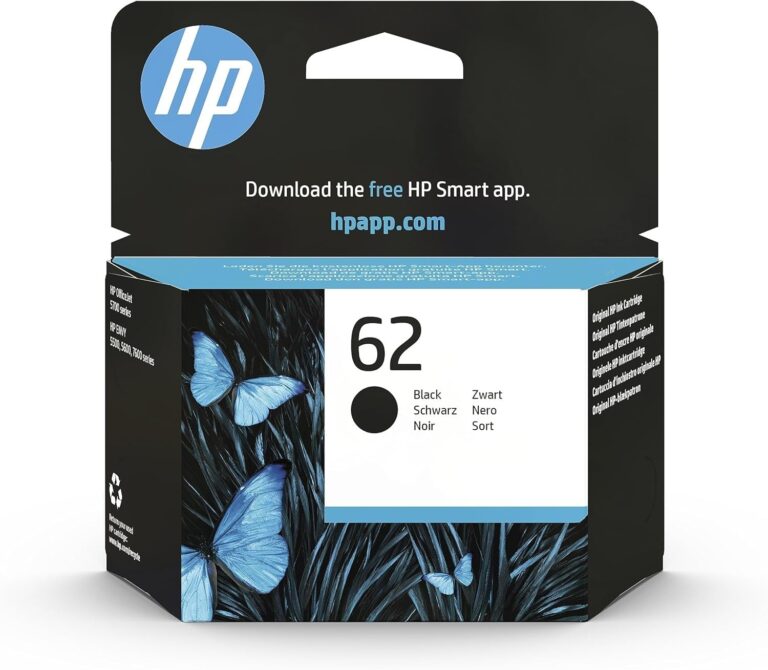 HP 62 Nero originale, cartuccia da 200 pagine (C2P04AE)