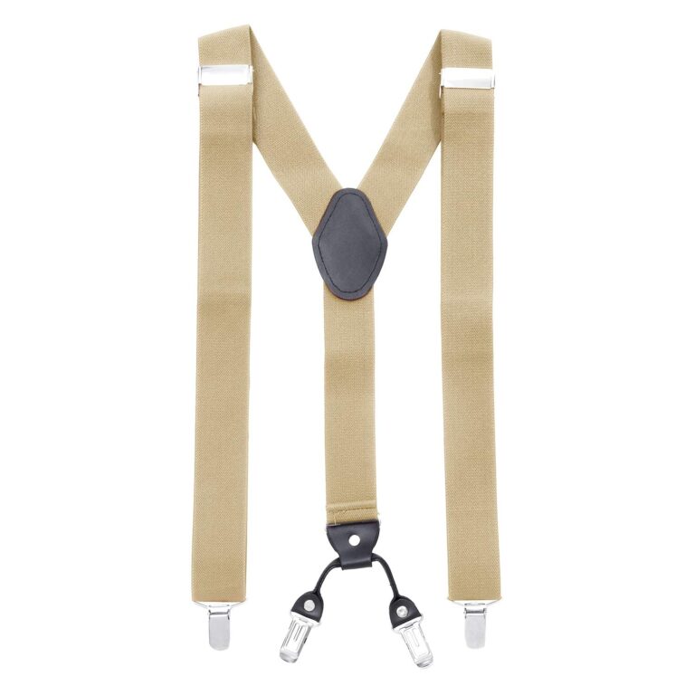 MASADA Bretelle uomo con clip resistenti 3,5 cm fino a 195 cm
