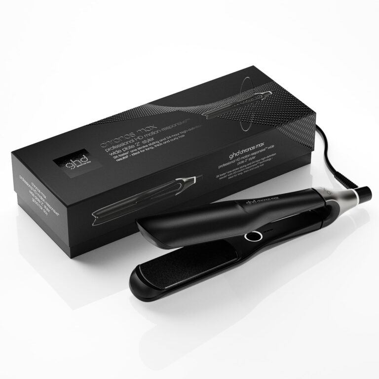ghd Chronos Max, Piastra Capelli Professionale con Lamelle Larghe Consigliata per Ricci e Chiome Voluminose, Tecnologia HD...