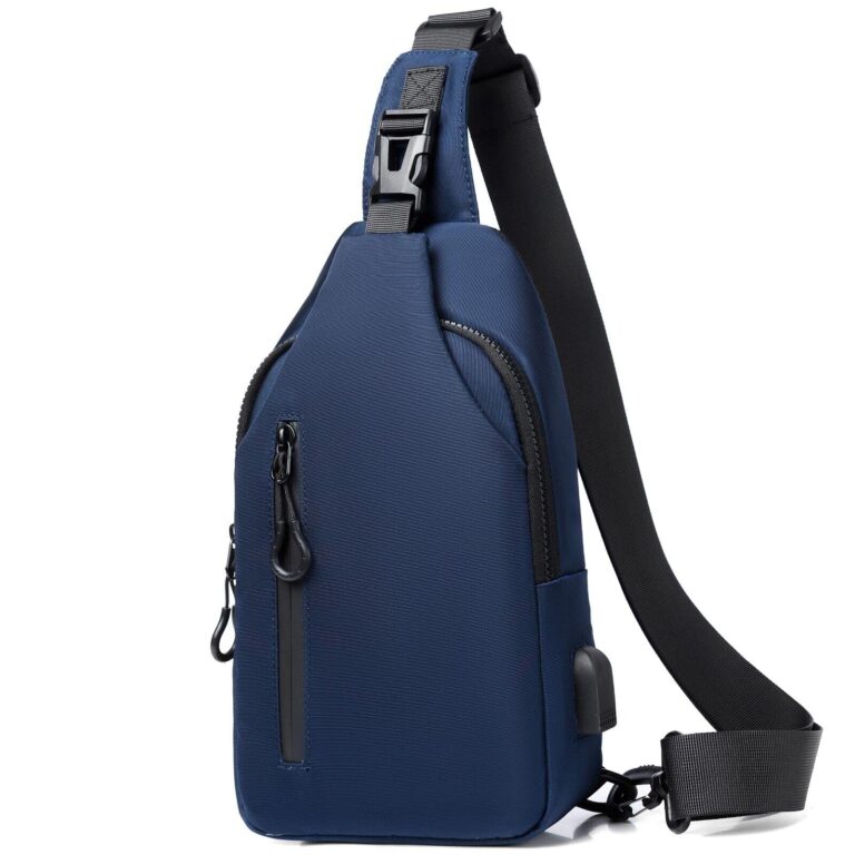 Mixroom Borsa Monospalla da Petto con Porta USB Z26