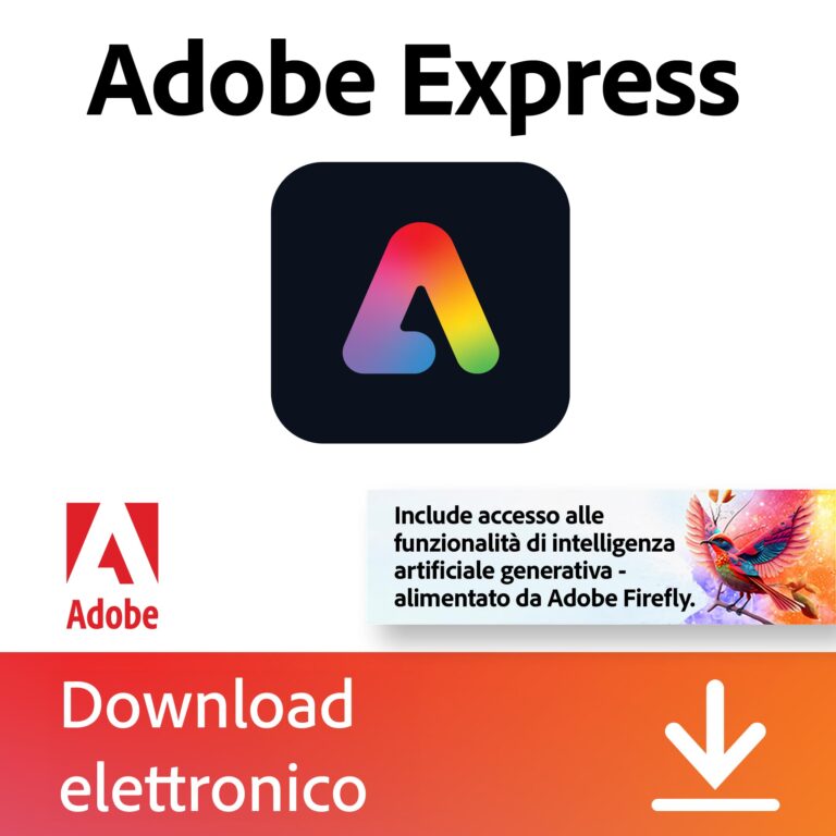 Adobe Express Premium — Abbonamento annuale per PC, Mac e mobile