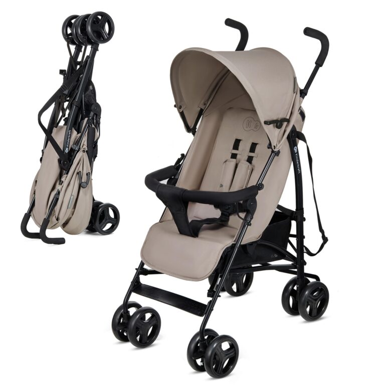 Kinderkraft TIK Passeggino Leggero, Solo 6,5 Kg, Passeggino a ombrello Passeggino Da Viaggio, Facile Da Piegare, Schienale...