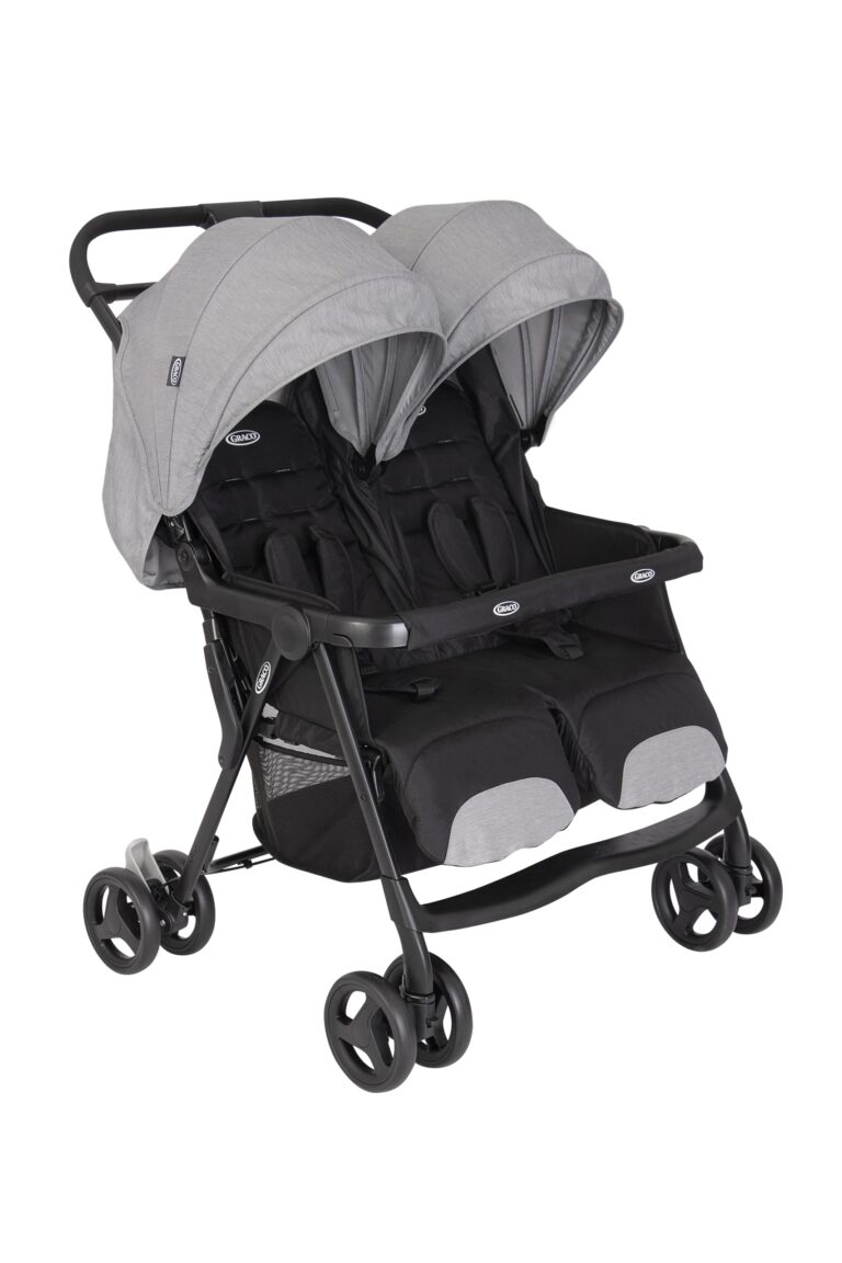 Graco - DuoRider™ Passeggino Doppio leggero con due sedute affiancate, dalla nascita fino a circa 3 anni (max 15 kg), si c...