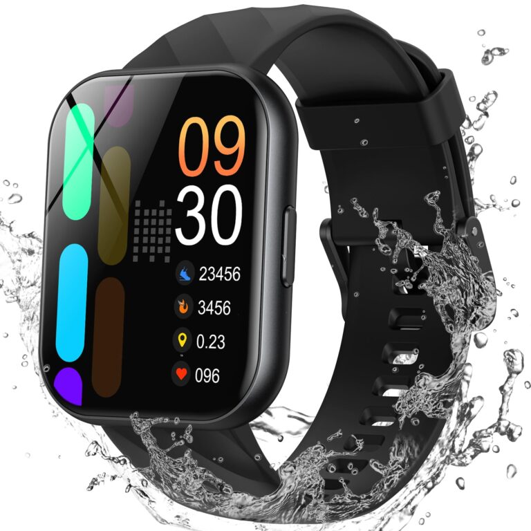 Parsonver Smartwatch 5ATM Impermeabile per Nuoto, 100+ Sport, 1,8"