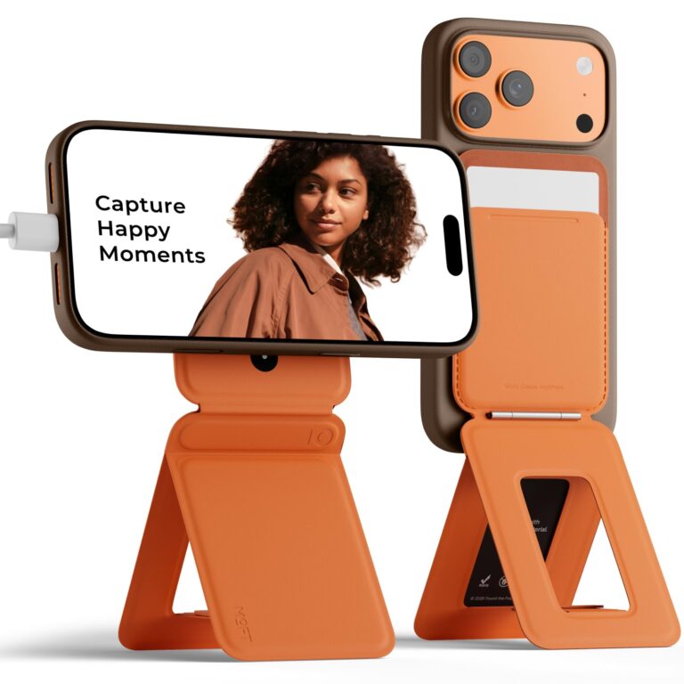 MOFT Porta Carte e Treppiede Telefono, Supporto Telefono Treppiede Smartphone Compatibile con Mag...