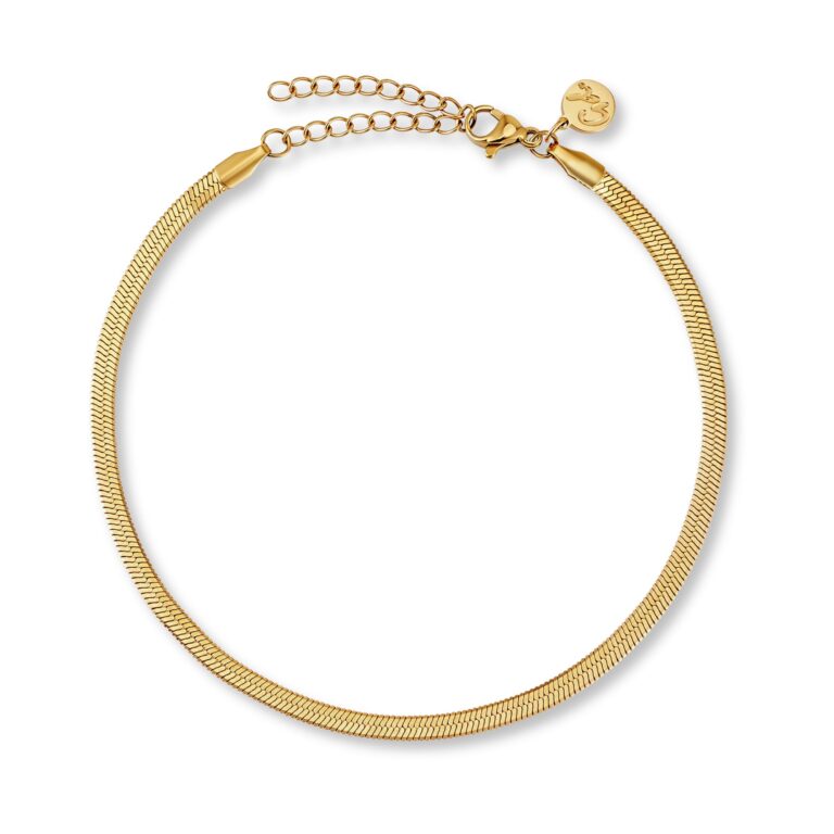 GD GOOD.designs Cavigliera Donna Catena Serpente 3mm Placcata