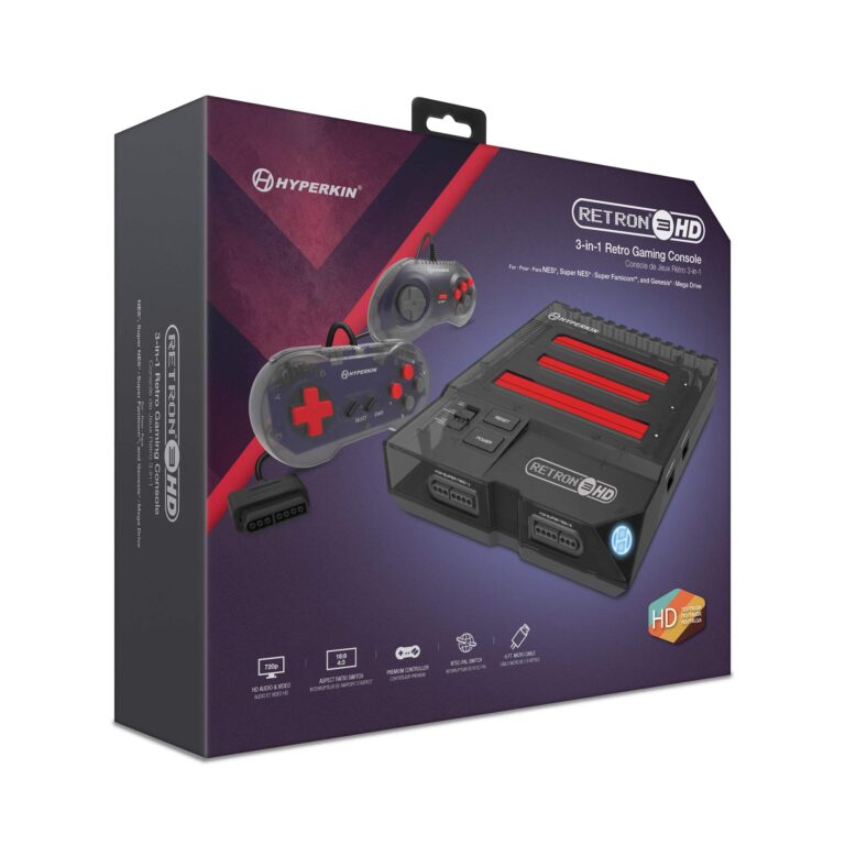Console Retro Sega Genesis 3 in 1 HD 1080p Wi-Fi con Gamepad