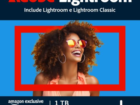 Adobe Lightroom con Lightroom Classic 1 TB – 24 mesi Esclusiva Amazon