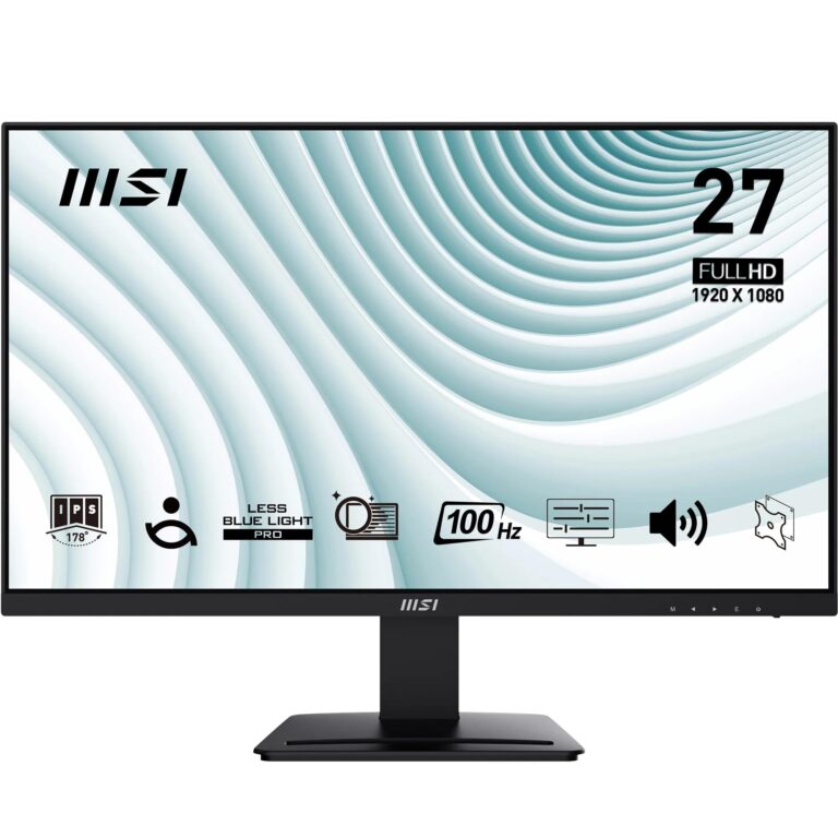 MSI PRO MP273A Monitor 27" Full HD IPS 100Hz con VESA