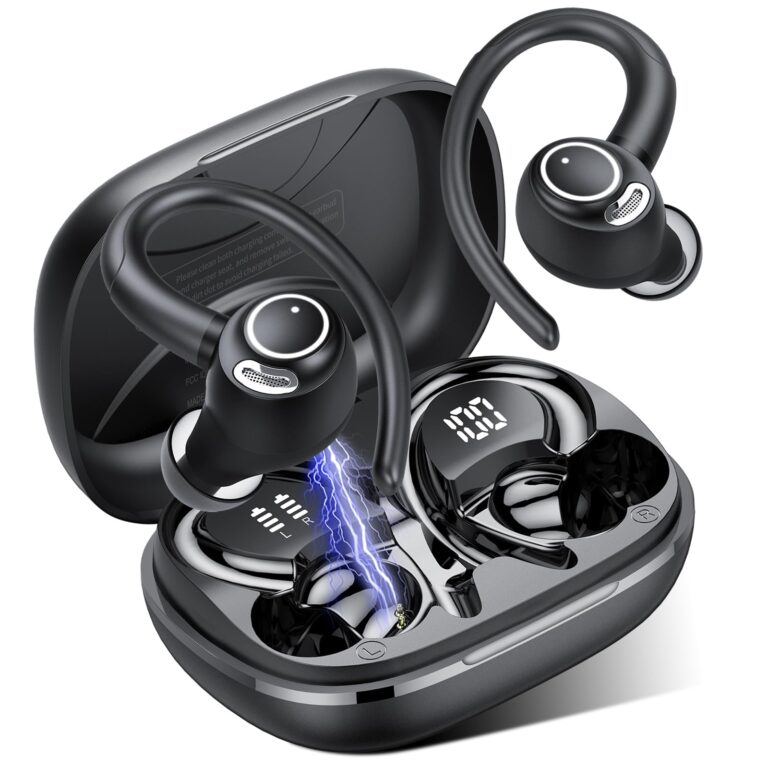 Auricolari Bluetooth 5.4 Sport con microfono e ricarica USB-C