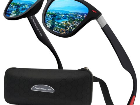 Perfectmiaoxuan Occhiali da Sole Polarizzati UV400 per Viaggio e Sport Outdoor