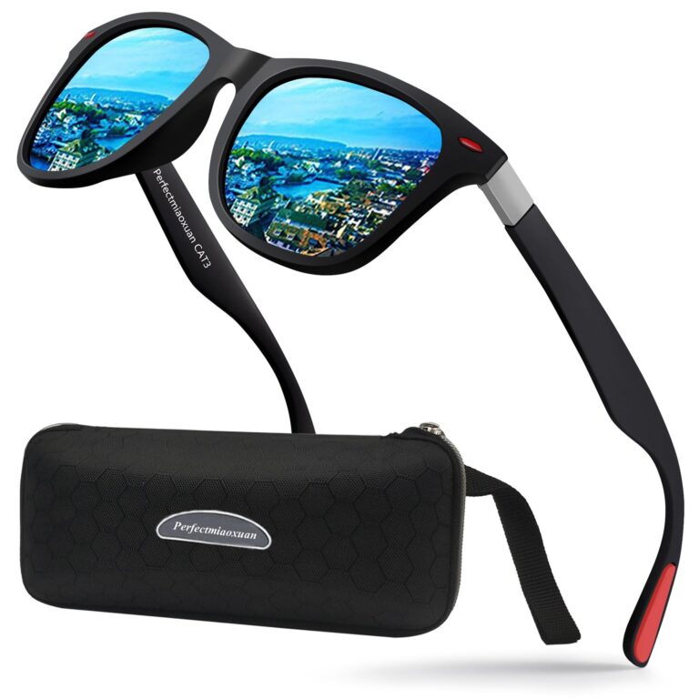 Perfectmiaoxuan Occhiali da Sole Polarizzati UV400 per Viaggio e Sport Outdoor