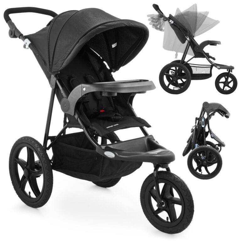 Moby-System Passeggino Runner a Tre Ruote per Neonati e Bambini Fino a 15 kg - Ideale per Montagn...