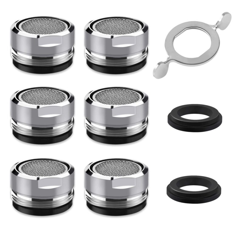Aeratore Rompigetto M24 con Filtro Acciaio Inox per Rubinetti Cucina e Bagno – 6 pz