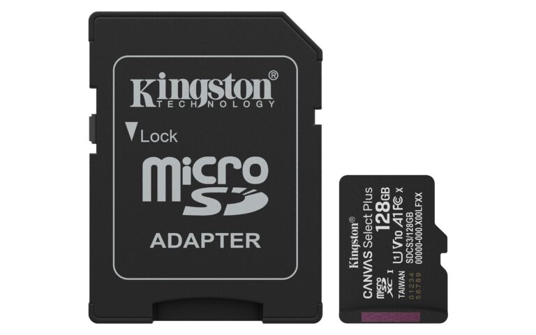 Kingston Canvas Select Plus microSDXC 128GB con adattatore