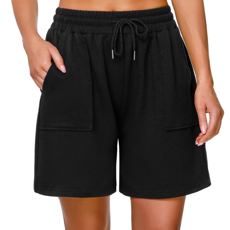 Uniexcosm Pantaloncini Donna Estivi con Coulisse e Tasche