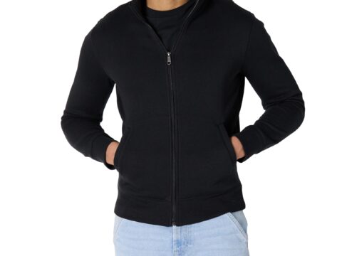 Amazon Essentials Felpa in Pile con Zip a Collo Alto, Vestibilità Classica