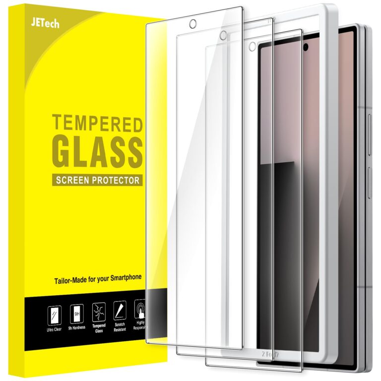 JETech Frontale Pellicola Protettiva per Samsung Galaxy Z Fold 7 2025, Vetro Temperato Film con Strumento di Installazione...