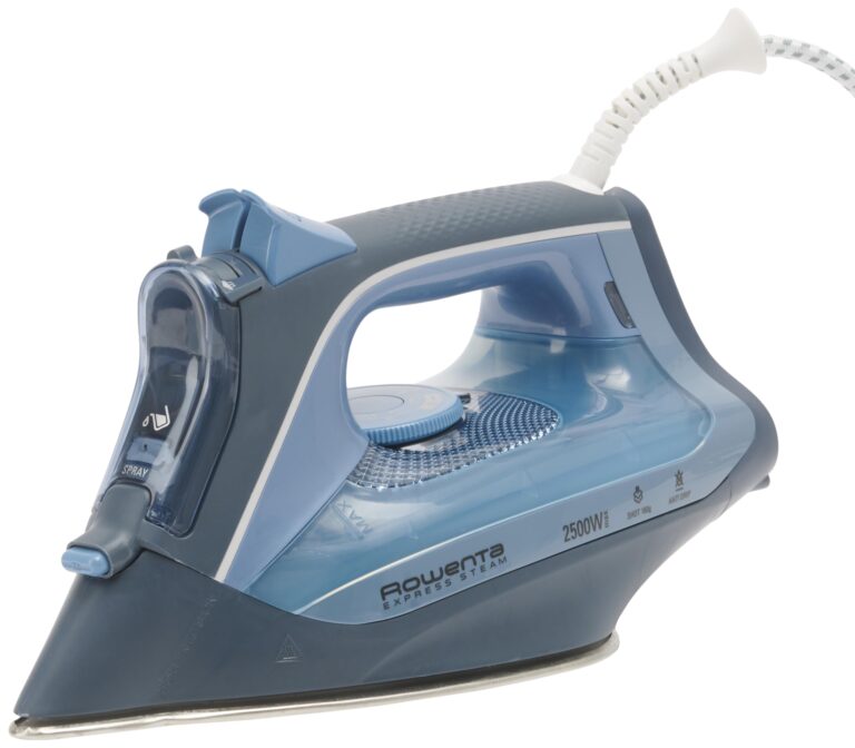 Rowenta DW4320 Express Steam Ferro da Stiro a Vapore, 2500W, 250 ml, Colpo Vapore 160 g/min, Piastra in Acciaio Inox, Sist...