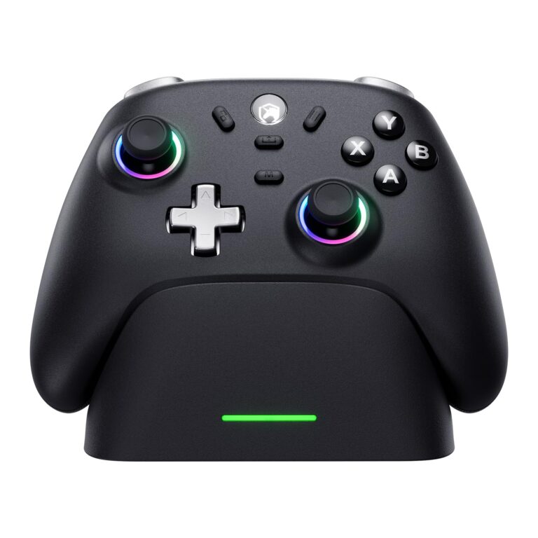 Controller Wireless PC/Switch con Base di Ricarica e Hall Joystick
