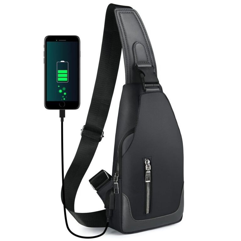 Aucuu Zaino Monospalla Uomo Impermeabile Sling Bag Sport