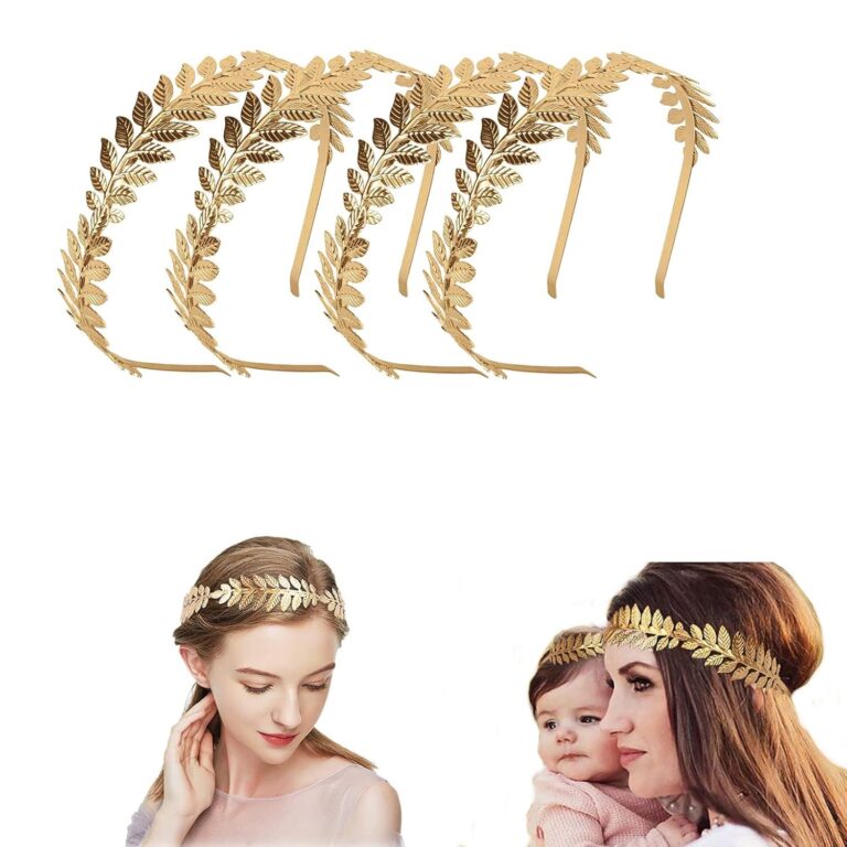 LeapBeast 4 tiare corona dea greca - Coroncine foglie boho da sposa