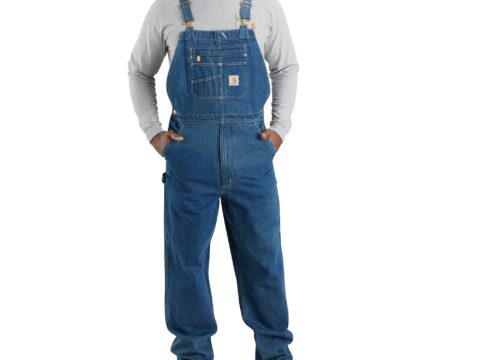 Carhartt Salopette Denim Loose Fit Uomo