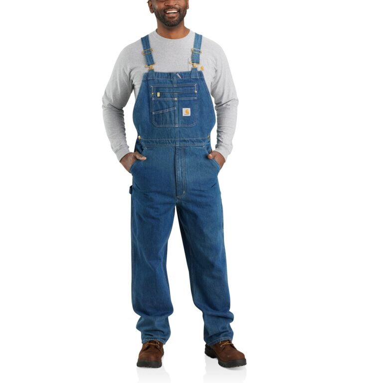 Carhartt Salopette Denim Loose Fit Uomo