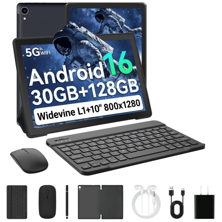Laptok Tablet Android 16 da 10 Pollici, 128 GB, Octa Core
