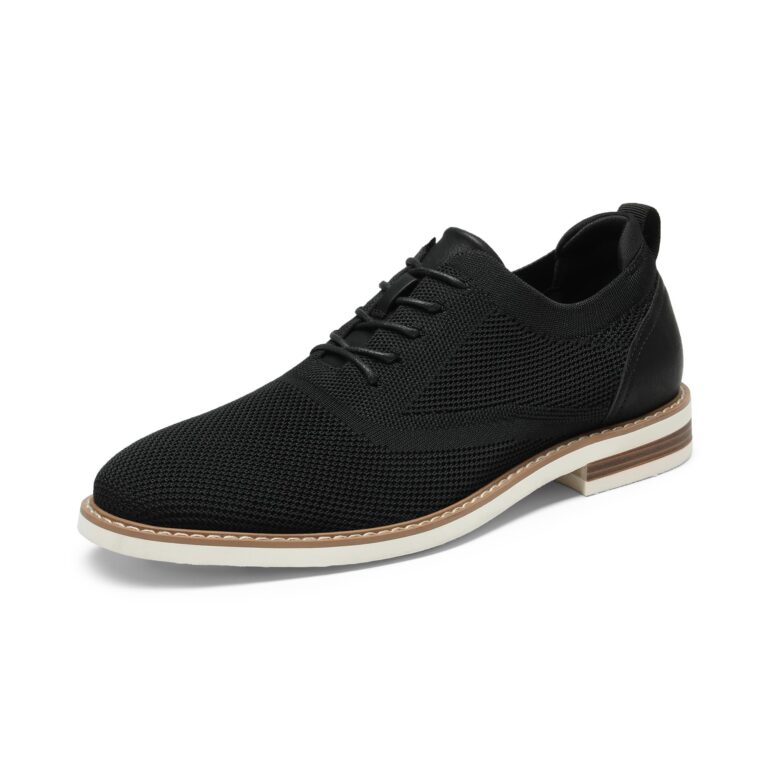Bruno Marc Oxford Derby Eleganti in Pelle Vintage