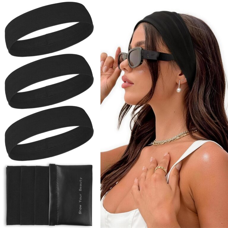 PROPOG Fasce Capelli Larghe 7 cm in Tessuto, Unisex