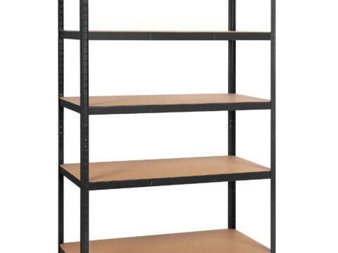 Yaheetech Scaffale da Garage in Metallo 180x120x60 cm 5 Ripiani 875 kg