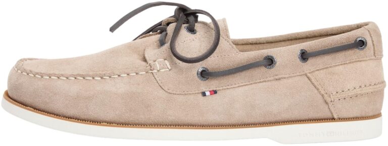 Tommy Hilfiger scarpa da barca uomo in pelle scamosciata
