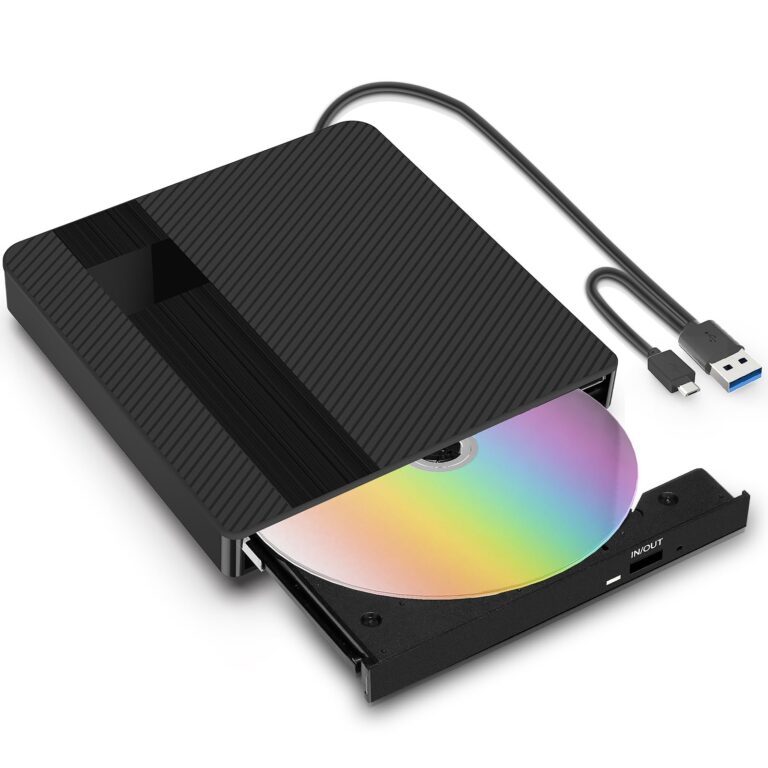 BNEHHOV lettore DVD/CD esterno USB 3.0 e USB-C per laptop