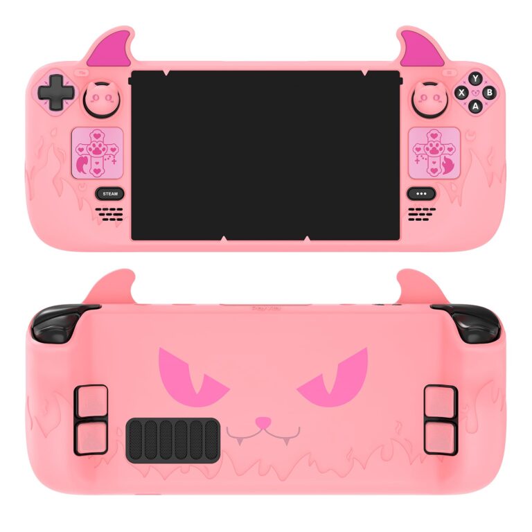 PlayVital Cover Silicone con Grip e Copri Levette per Steam Deck OLED/LCD